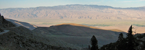 View of valley from Onion Valley Road