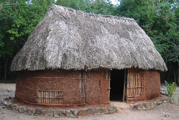 Mayan hut recreation