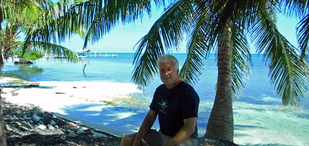 Bill on beach