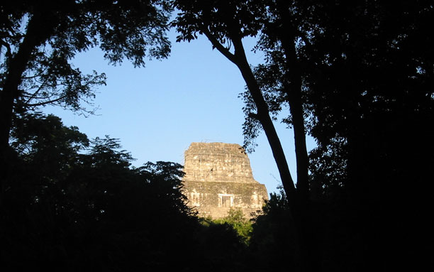 Temple 1 from below