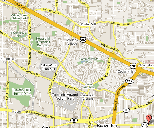 Valley Theater map